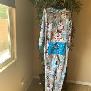 Frosty Onsie w/ back opening
